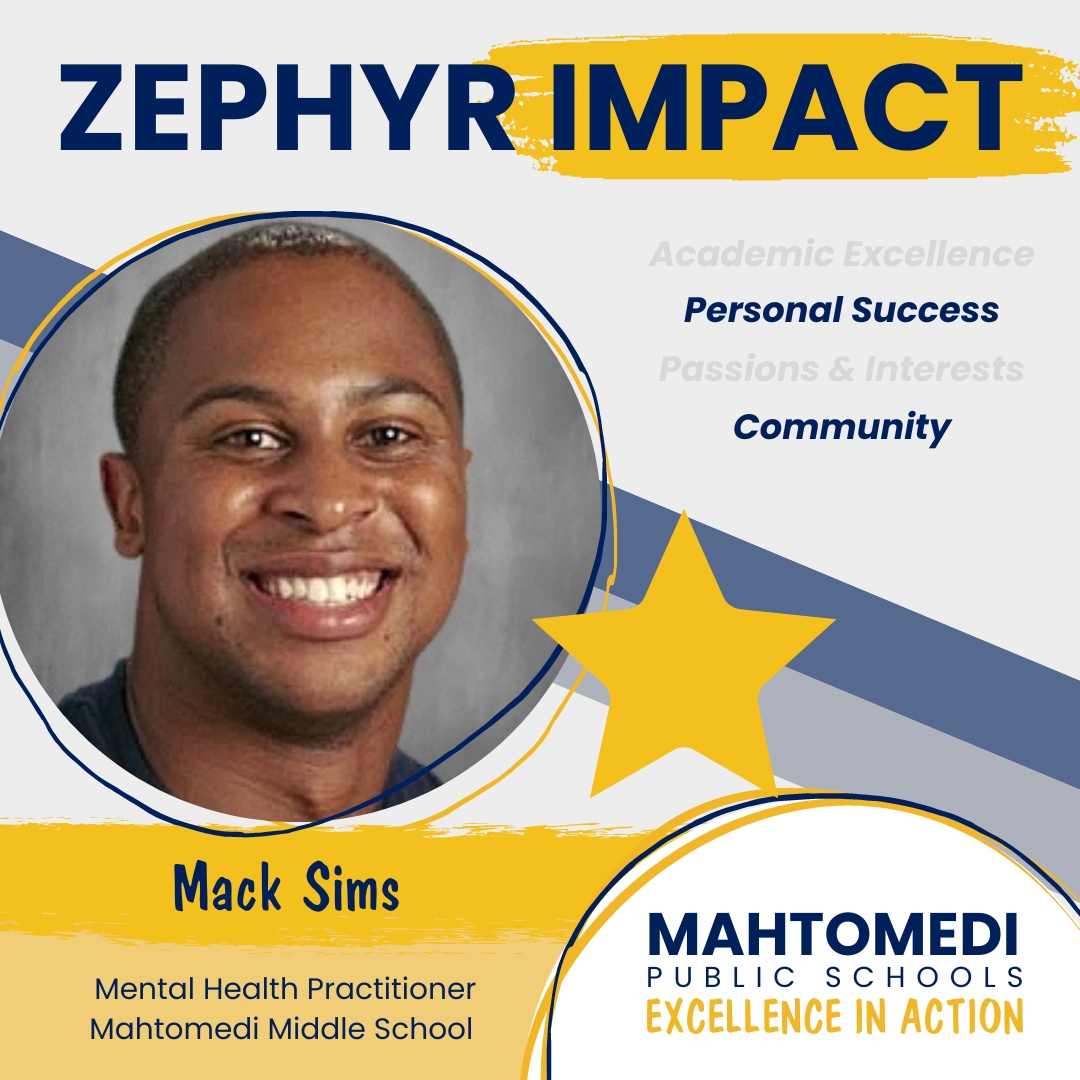 A Mahtomedi Middle School student shared this impact message about North Homes Mental Health Practitioner (CTSS) Mack Sims: “Mack is a very helpful, funny, and kind person and he’s always able to put a smile on my face when I talk with him.”

#WeAre832