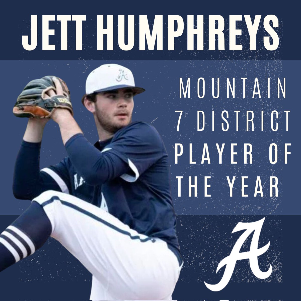 Congrats to @JettHumphreys14 for being the Mountain 7 Player of the Year!