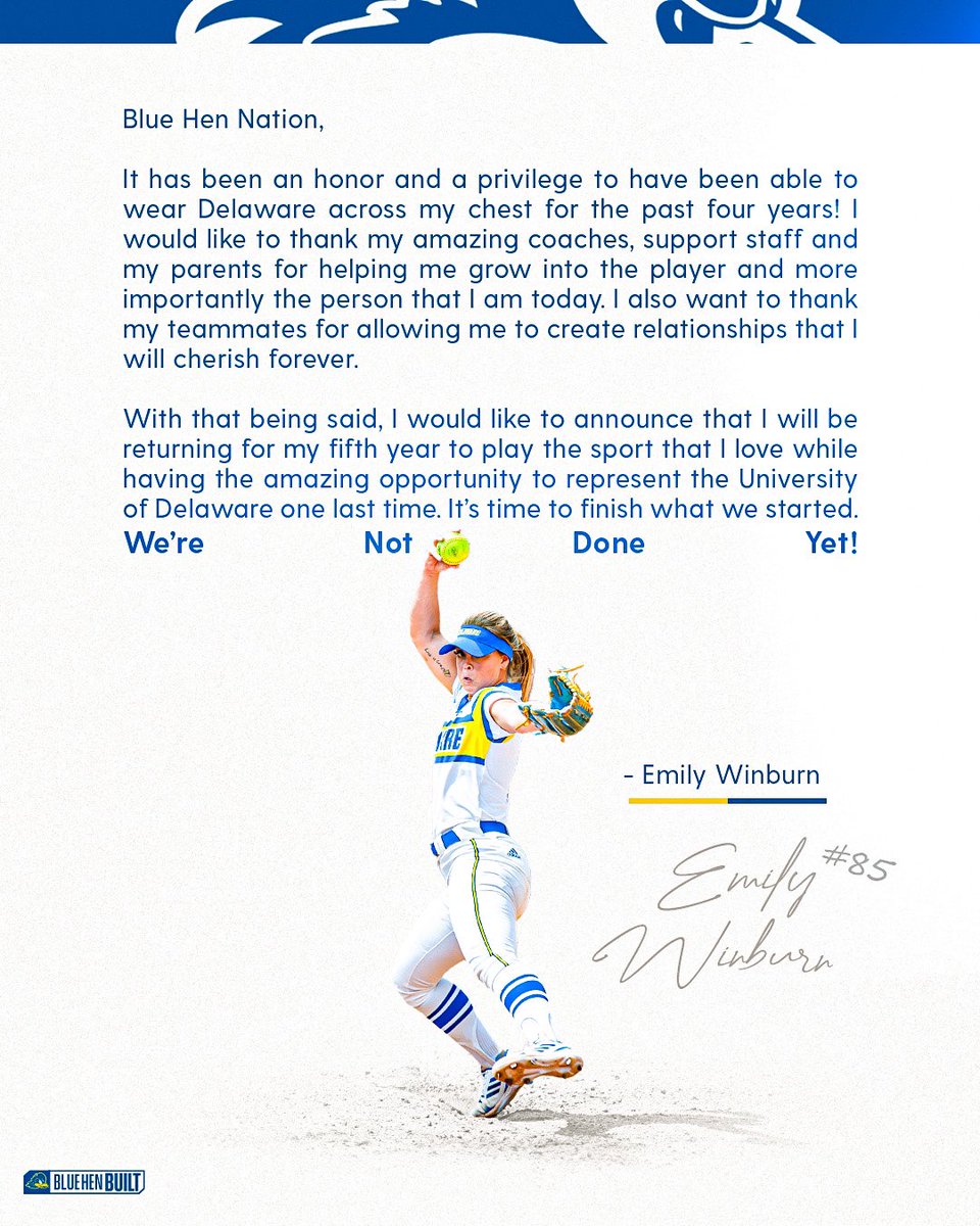 4️⃣8️⃣ wins
3️⃣3️⃣9️⃣ strikeouts

Excited to have <a href="/emily_winburn85/">Emily</a> back for year 🖐