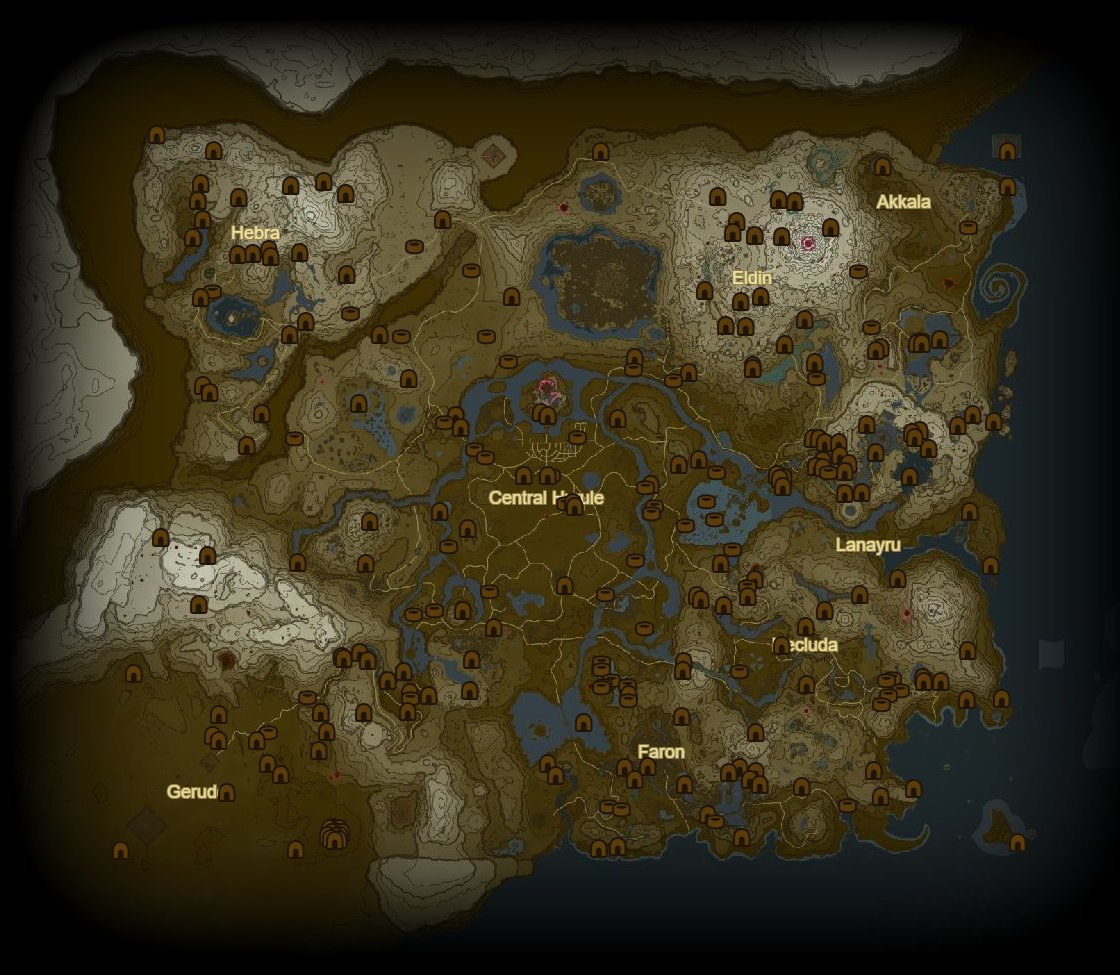 Jamie is trying to 100 totk.. on Twitter "there's so many caves."