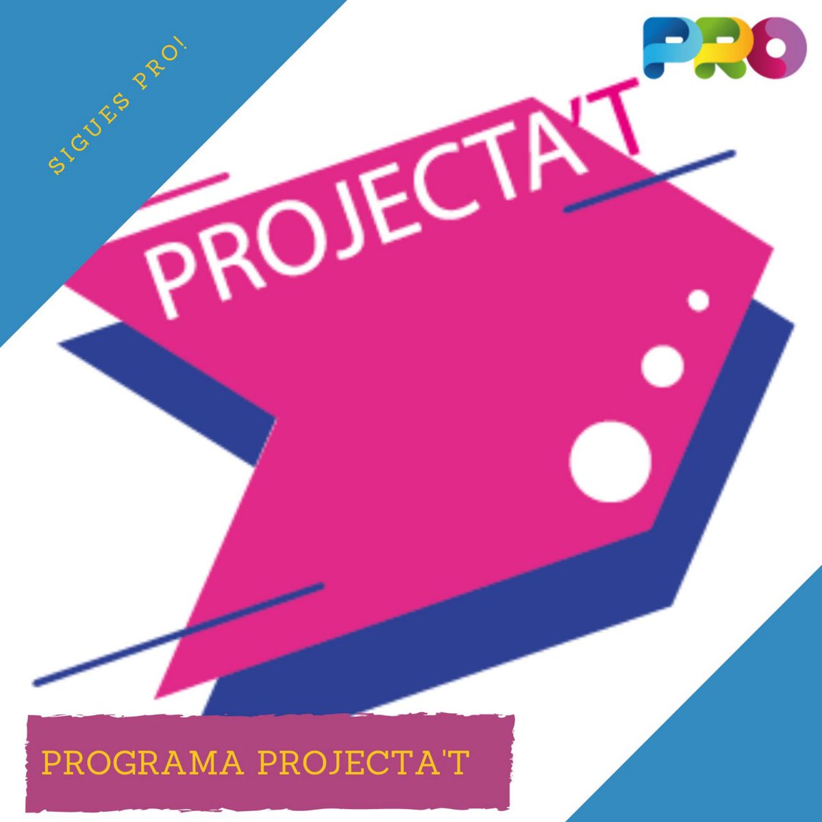 GarrotxaPro's tweet photo. 👀Coneixes el programa Projecta’t?
❓És el nou servei d'orientació professional i de prospecció adreçat a persones treballadores ocupades, per tal d’acompanyar-les en el seu procés d'adaptació envers els canvis dels sectors productius i del propi lloc de treball. https://t.co/88dR4dWSxB