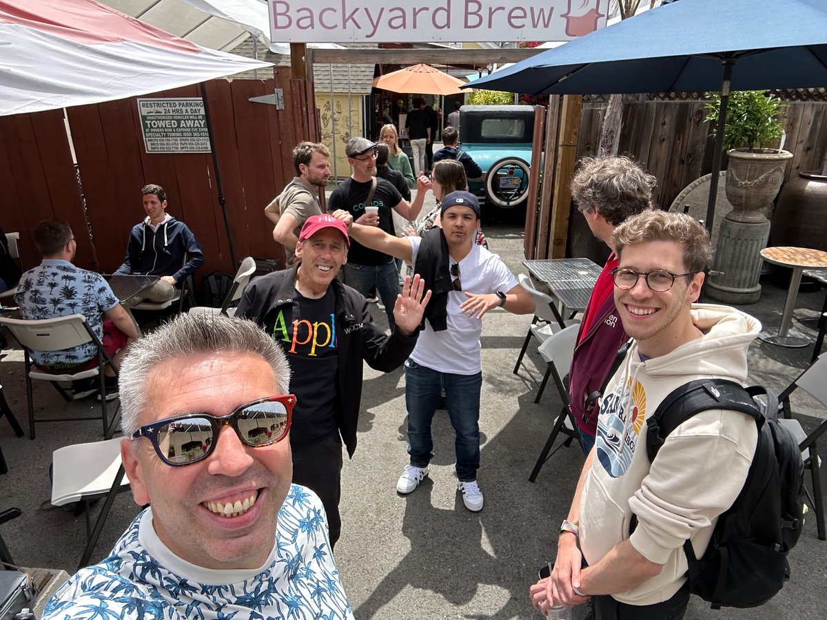 slaven's tweet photo. Another fantastic coffee meetup #corecoffee #wwdc23 https://t.co/QUrdJOLc8B