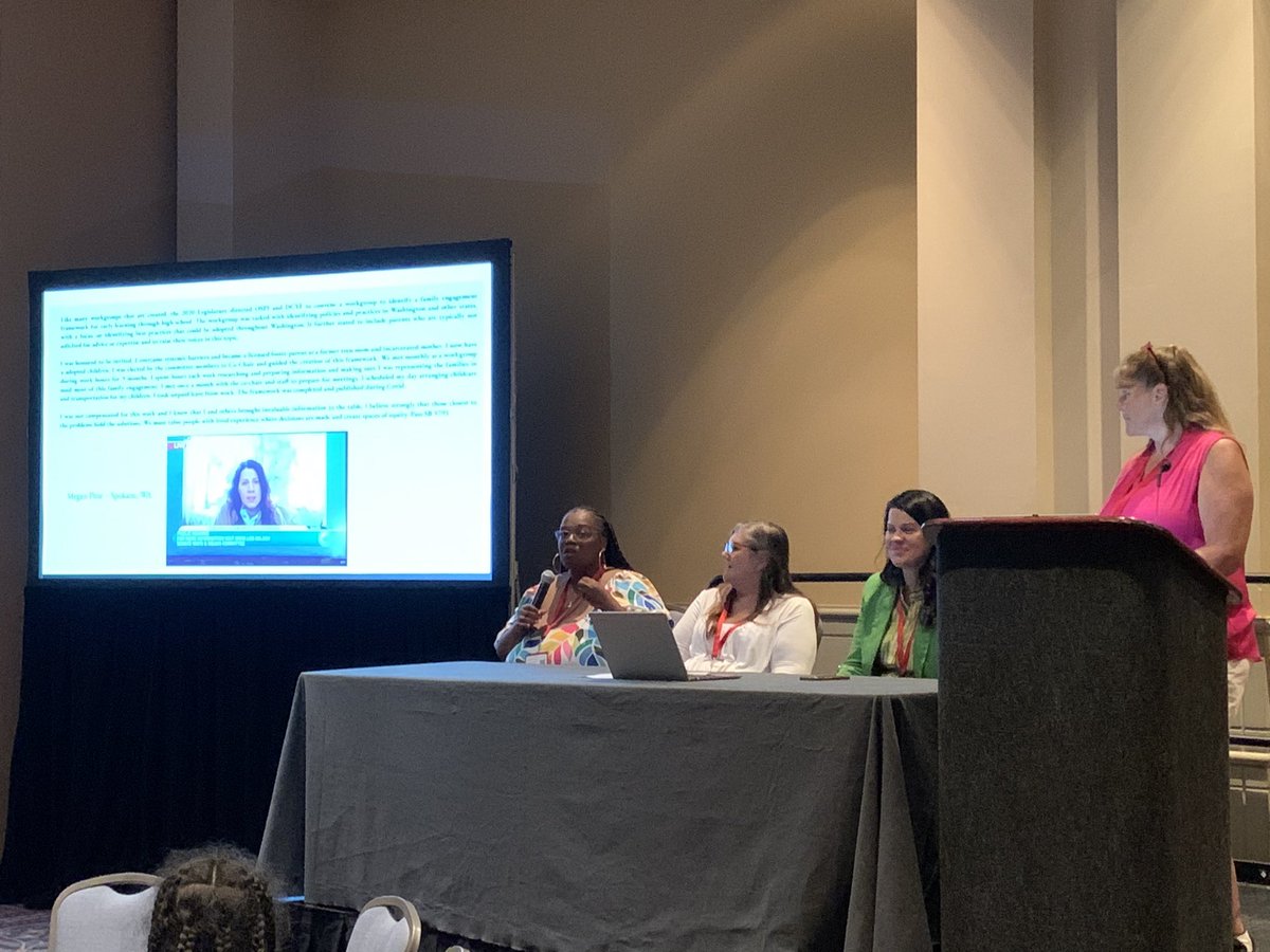 Loved your session <a href="/WSA_PA/">Washington State Parent Ambassadors</a>! 👏👏👏Nothing About Us Without Us: Implementing Policy to Support Lived Experience!  #CSxFE23 #ParentLeaders