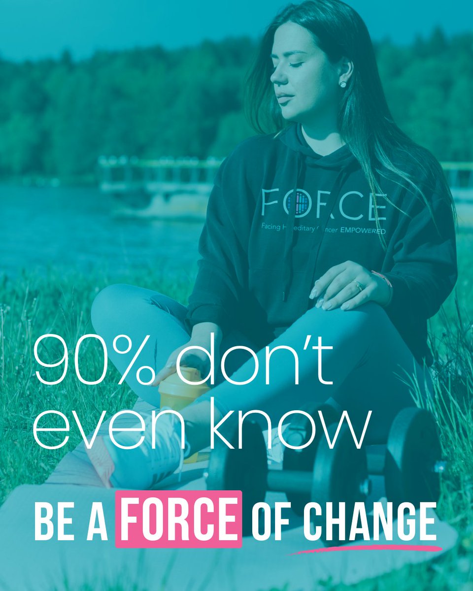 Did you know that 90% of individuals w/ Lynch syndrome don’t even know they have it? By getting tested &amp; participating in regular health screenings, we can prevent hereditary cancer from taking more lives. #BeAFORCEofChange 💜 ow.ly/AEIm50OHoQn