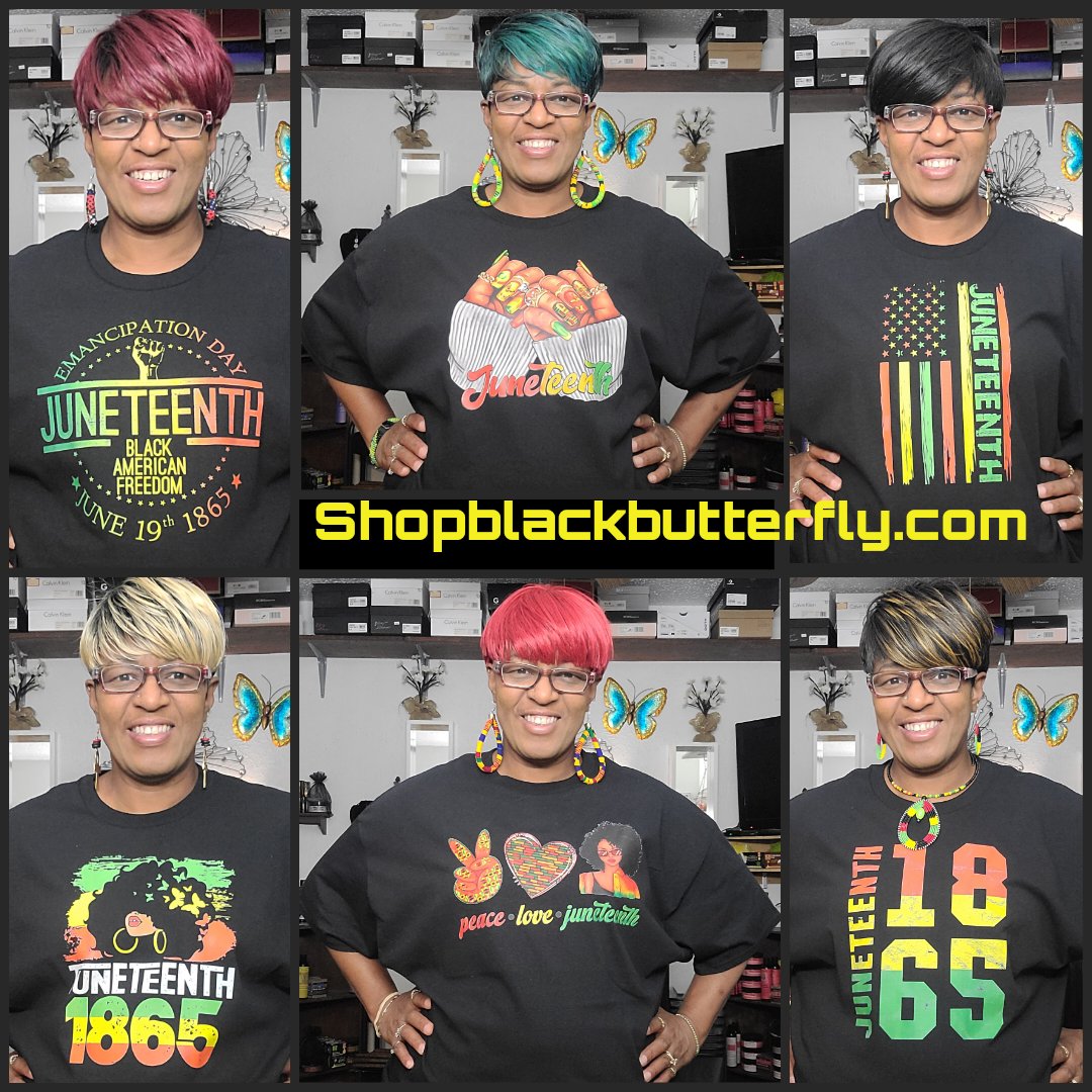 @iamglorifly is breaking into the hoodie & tee business with her 1st official run of Juneteenth t-shirts.

bit.ly/45NlLJlOn 

June 17th 12p-6p
Look for us👇🏿 @blackbutterflybathbody
popped up 👇🏿
@blackmakersmarket
Goin down at👇🏿
912 E. 11th St in the #ATX