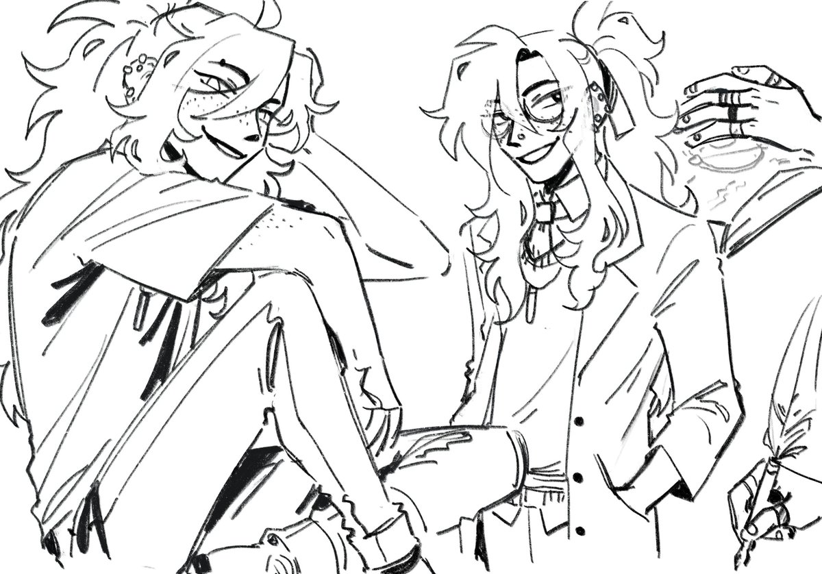 some leigh scribbles to try and loosen up my wrist!!