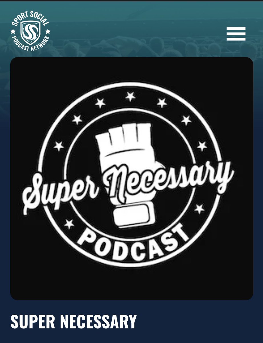 🎙Super Necessary🎙 (@supernecessaryy) on Twitter photo Exciting news for us, as we have joined <a href="/TheSportSocial/">Sport Social Podcast Network</a> the biggest sport podcast network in Europe! Exciting news for us, as we have joined <a href="/TheSportSocial/">Sport Social Podcast Network</a> the biggest sport podcast network in Europe!