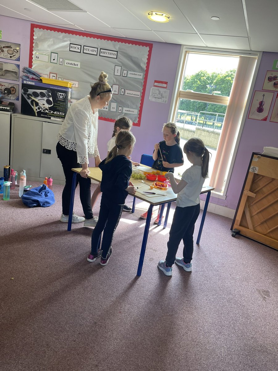 DeanburnPS_P4_3's tweet photo. We have been so busy today! Rugby, football, beep test, fruit rockets, basketball, mindfulness…we will all sleep well tonight! 😊 #DPSHealthweek and a HUGE thank you to all of our amazing volunteers who ran the workshops! https://t.co/LISD1VoWRG