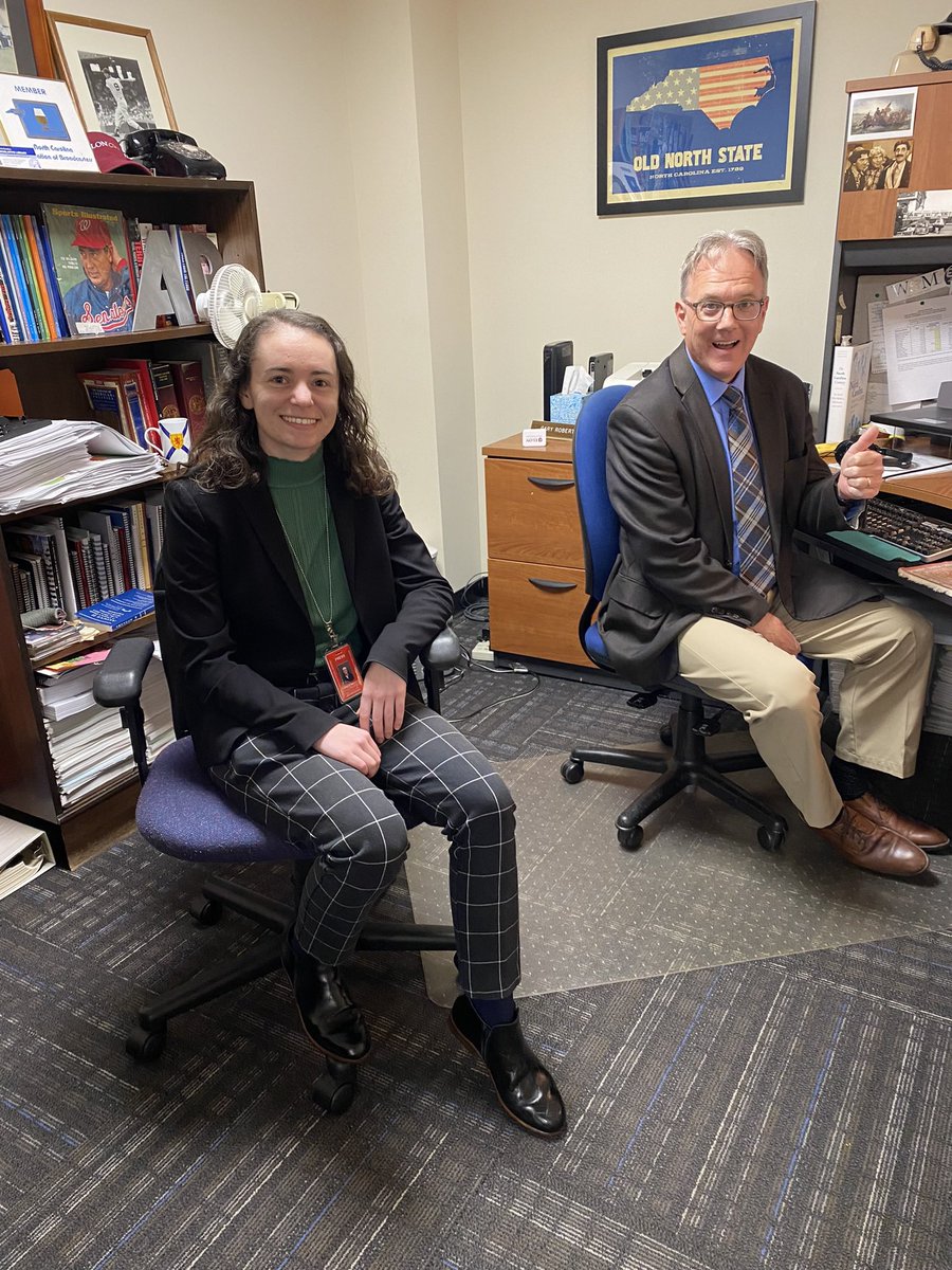 Today marks 3️⃣0️⃣ years <a href="/AP/">The Associated Press</a> for the best colleague &amp; mentor this rookie could ask for. Covering the NC legislature as a small but mighty duo with <a href="/garydrobertson/">Gary Robertson</a> has been the highlight of my first year at AP. Every day with him is like my own private #ncpol master class.