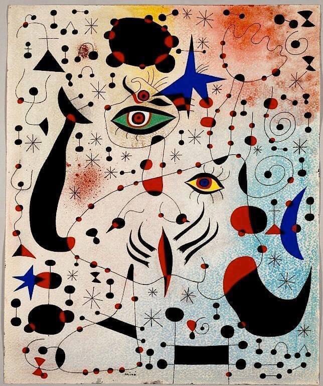 Arteymas_'s tweet photo. Joan Miró, Constelación, 1941. https://t.co/mQuOtSuthb
