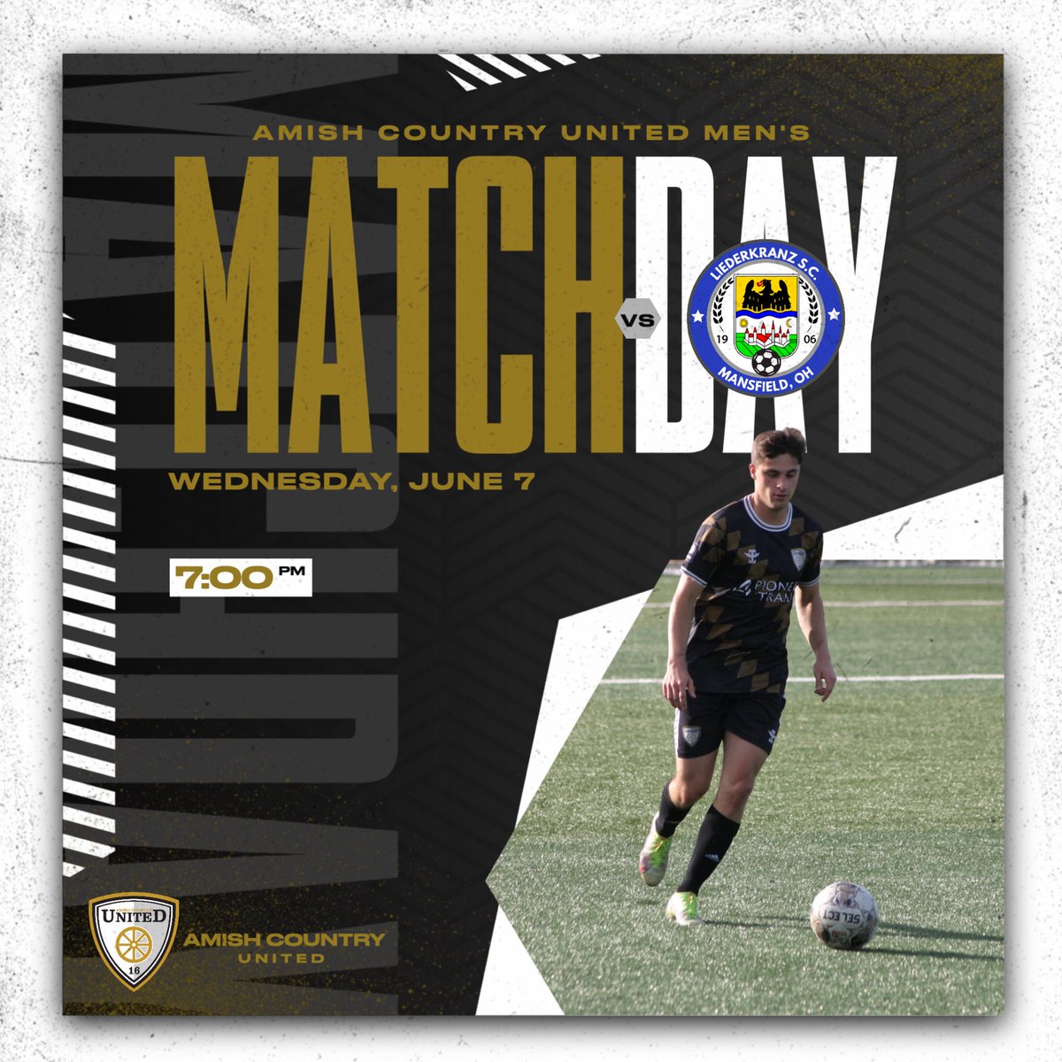 The men travel to Mansfield tonight for a 7:00pm meeting with Liederkranz! Bis bald <a href="/mansfield_sc/">Mansfield Liederkranz SC</a> 🇩🇪