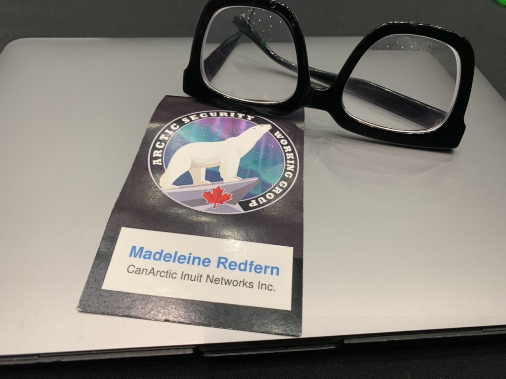 madinuk's tweet image. Wrapping up the 2 day meeting of the #ArcticSecurity Working Group in Iqaluit, Nunavut #ArcticTech #InuitTech #Arctic #SednaLink