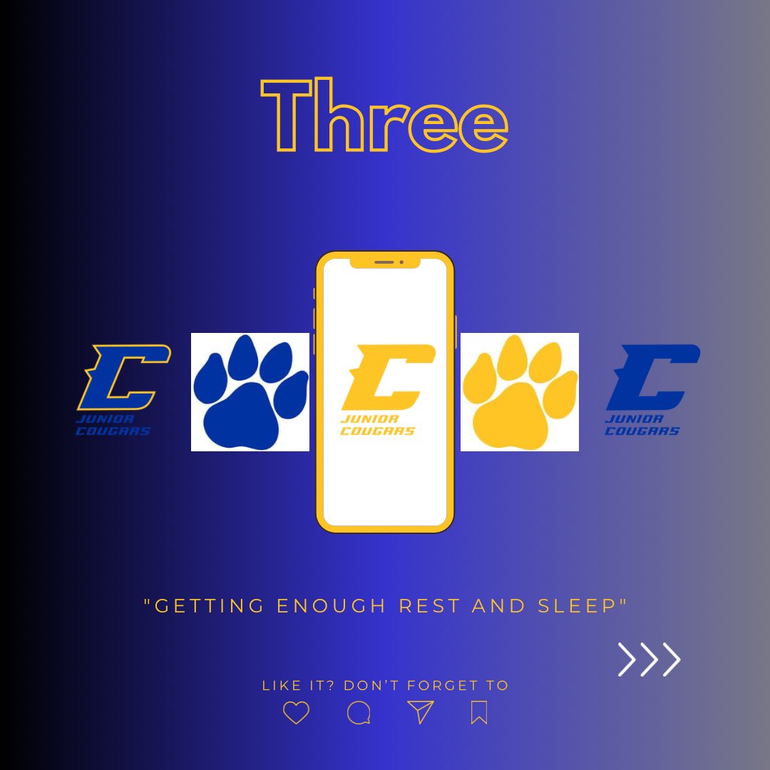 JuniorCougar's tweet image. Unlock Your Full Potential: Tips for Dominating the Off-Season as an Athlete. - Get plenty of rest
#offseasontips #football #jrcougars #hoochfootballisback