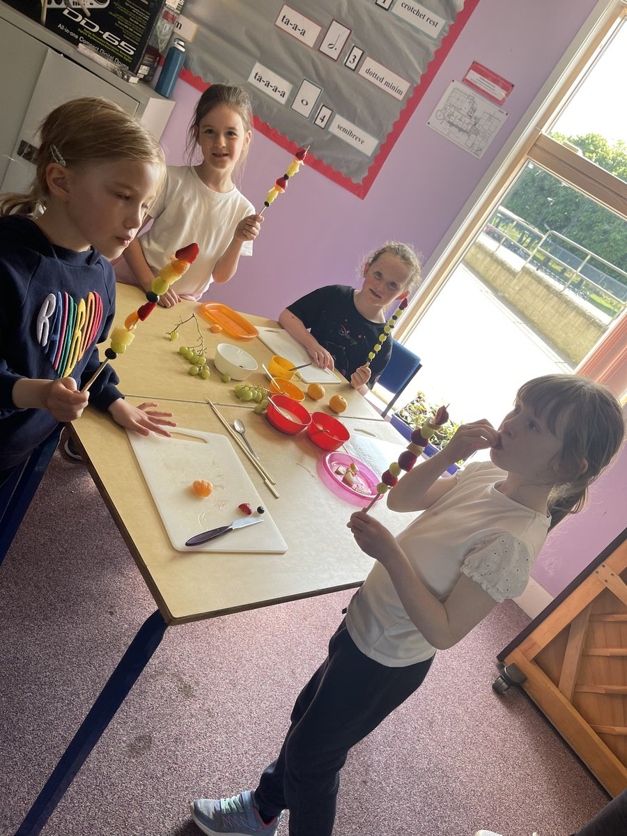DeanburnPS_P4_3's tweet photo. We have been so busy today! Rugby, football, beep test, fruit rockets, basketball, mindfulness…we will all sleep well tonight! 😊 #DPSHealthweek and a HUGE thank you to all of our amazing volunteers who ran the workshops! https://t.co/VATGla0dxw