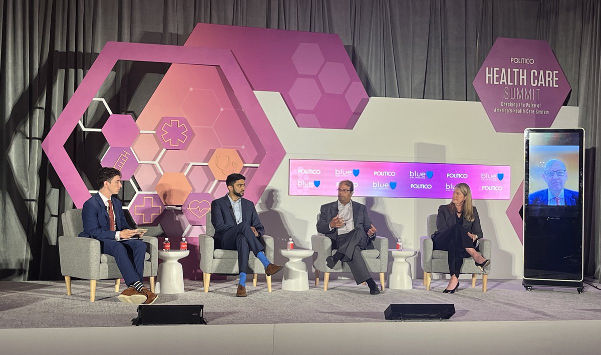 Google Health (@googlehealth) on Twitter photo Today, at <a href="/politico/">POLITICO</a>ās Health Care Summit, our very own <a href="/_bakulpatel/">Bakul Patel</a> joined executives from <a href="/PalantirTech/">Palantir</a>, <a href="/MayoClinic/">Mayo Clinic</a>, and <a href="/moderna_tx/">Moderna</a> to discuss #AIās impact on healthcare.
He also spoke about our responsible health #AI practices. Find them here: goo.gle/3oPcmjW Today, at <a href="/politico/">POLITICO</a>ās Health Care Summit, our very own <a href="/_bakulpatel/">Bakul Patel</a> joined executives from <a href="/PalantirTech/">Palantir</a>, <a href="/MayoClinic/">Mayo Clinic</a>, and <a href="/moderna_tx/">Moderna</a> to discuss #AIās impact on healthcare.
He also spoke about our responsible health #AI practices. Find them here: goo.gle/3oPcmjW