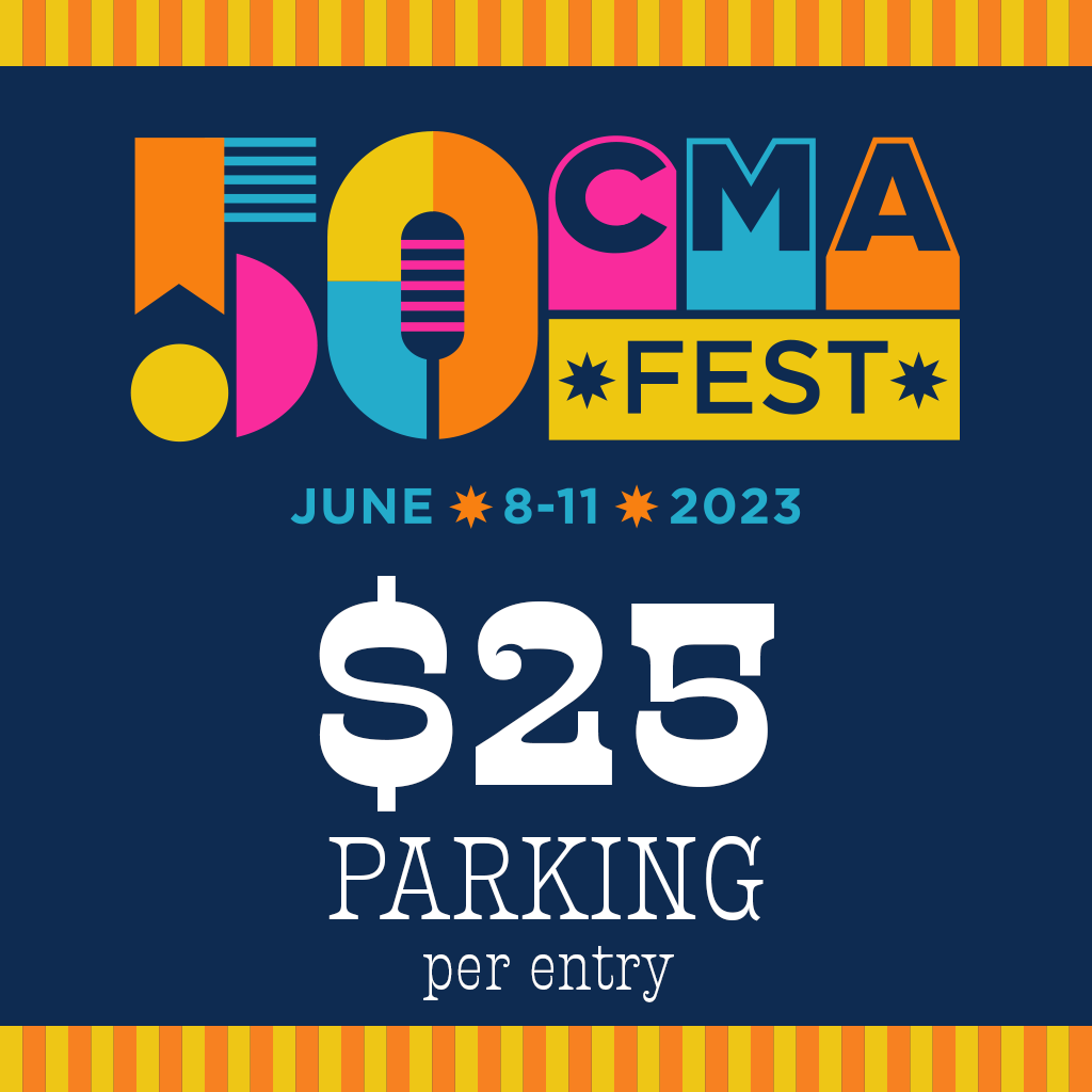 Driving to #CMAfest? Here's the deal! Special event rates for our garage begin 6a Thursday. 🅿️🚗🎸 #Nashville #FanFairX #parking