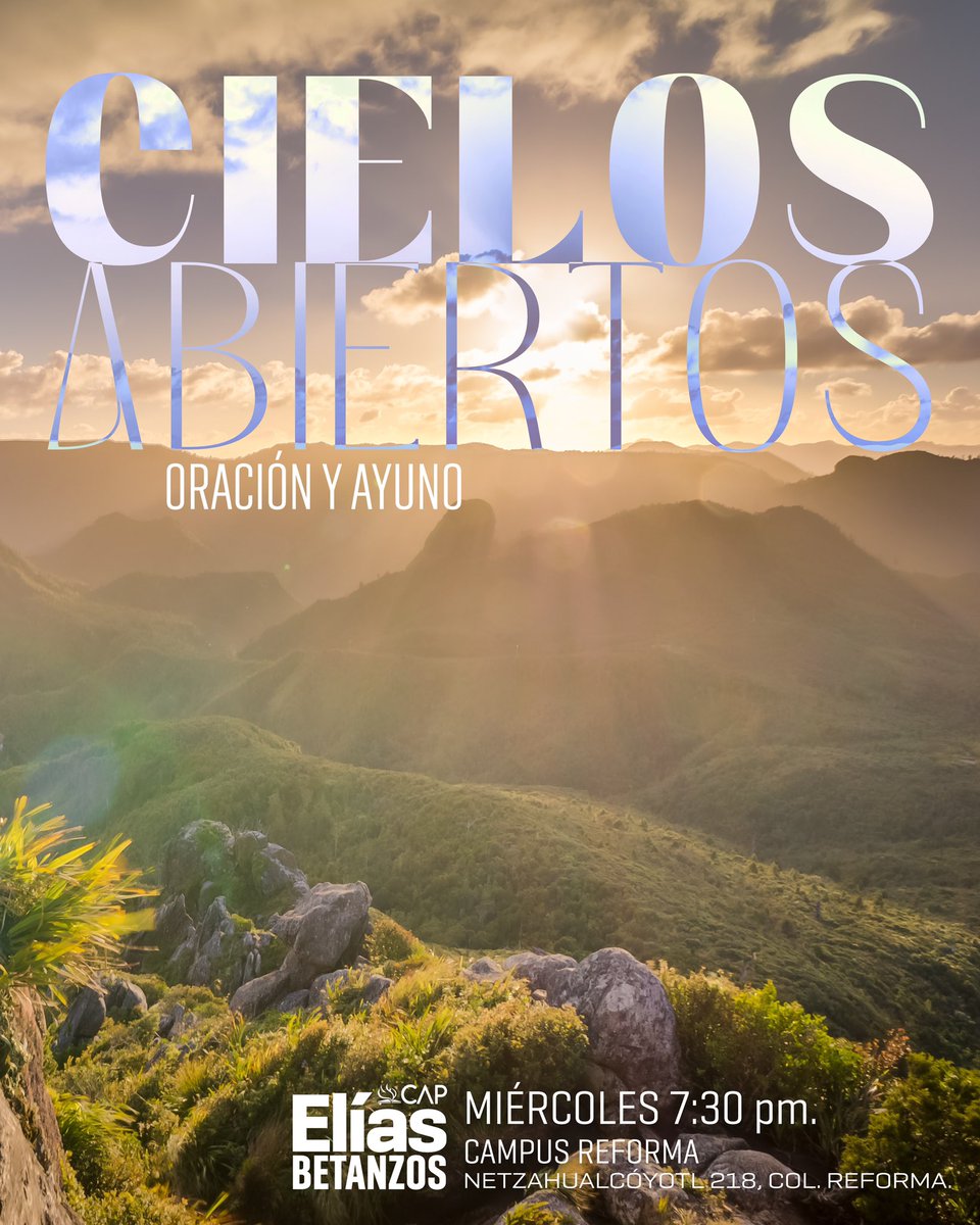 Todos los miércoles son muy especiales. 🙏🏻 Estamos unidos en oración por cada una de tus peticiones. Únete con nosotros 👉🏻 facebook.com/pastoreliasbet…