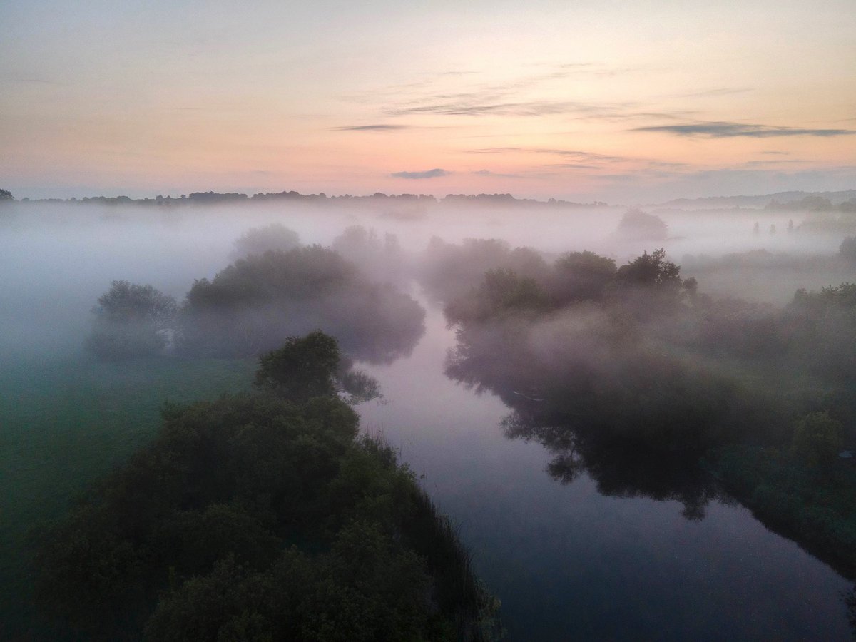 Out along the Boyne before 5am this morning, magically still. #Boynevalley #Ireland