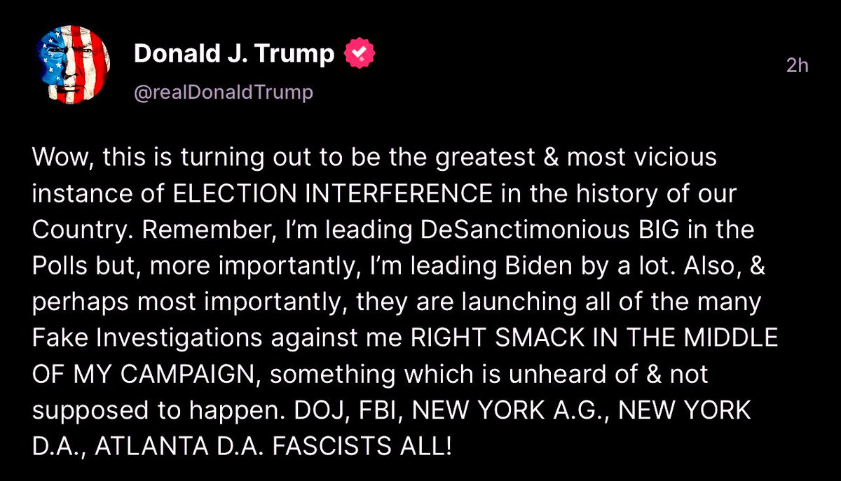 7Veritas4's tweet image. I’m investigating you right smack in the middle of your campaign?

WHY DID YOU START CAMPAIGNING RIGHT SMACK IN THE MIDDLE OF MY INVESTIGATION?