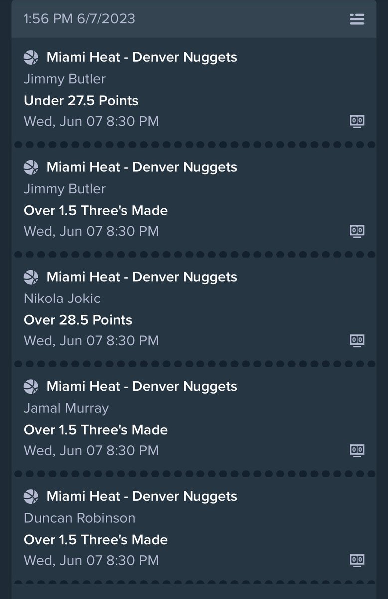 predicting's tweet image. Nuggets or Heat TN!