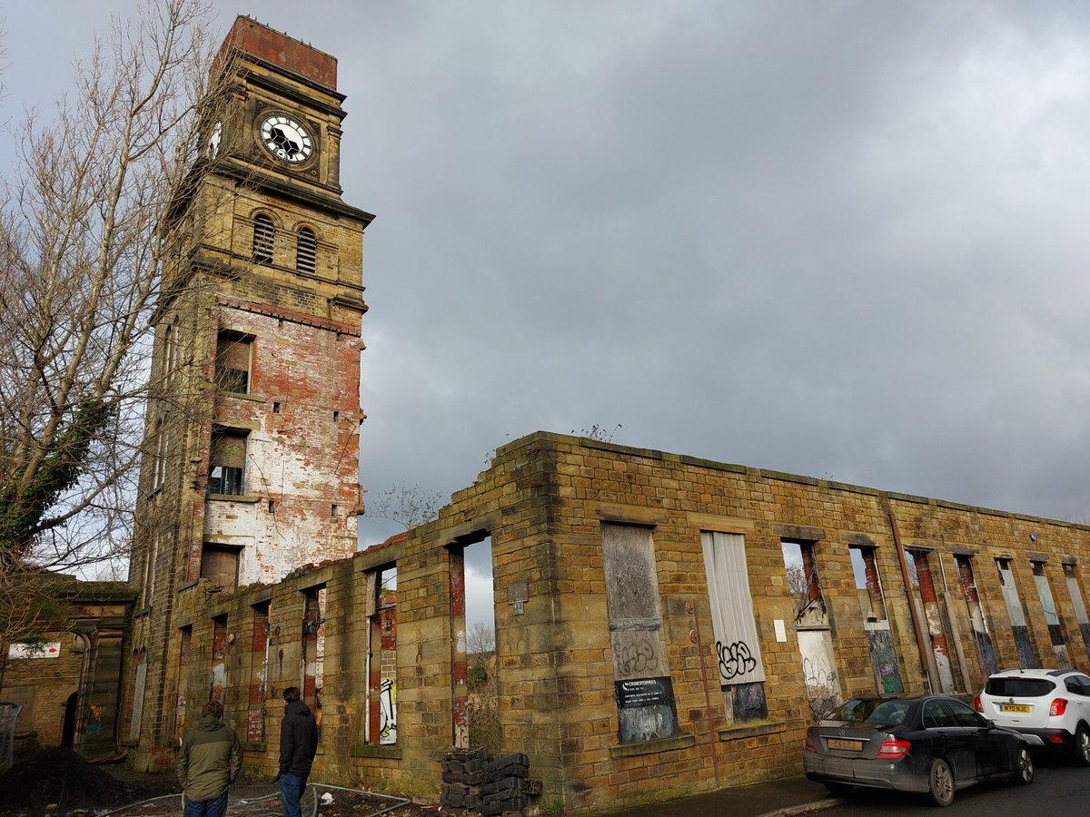 TriangleArch's tweet image. Pleased to have submitted Newsome Mill planning app with @CollabLiving @ConnectHousing

Built in 1827, it was destroyed by fire in 2016. Design proposals are for 45 apartments within the Grade II listed structures, alongside 33 dwellings &amp;amp; pedestrian-friendly landscaped streets