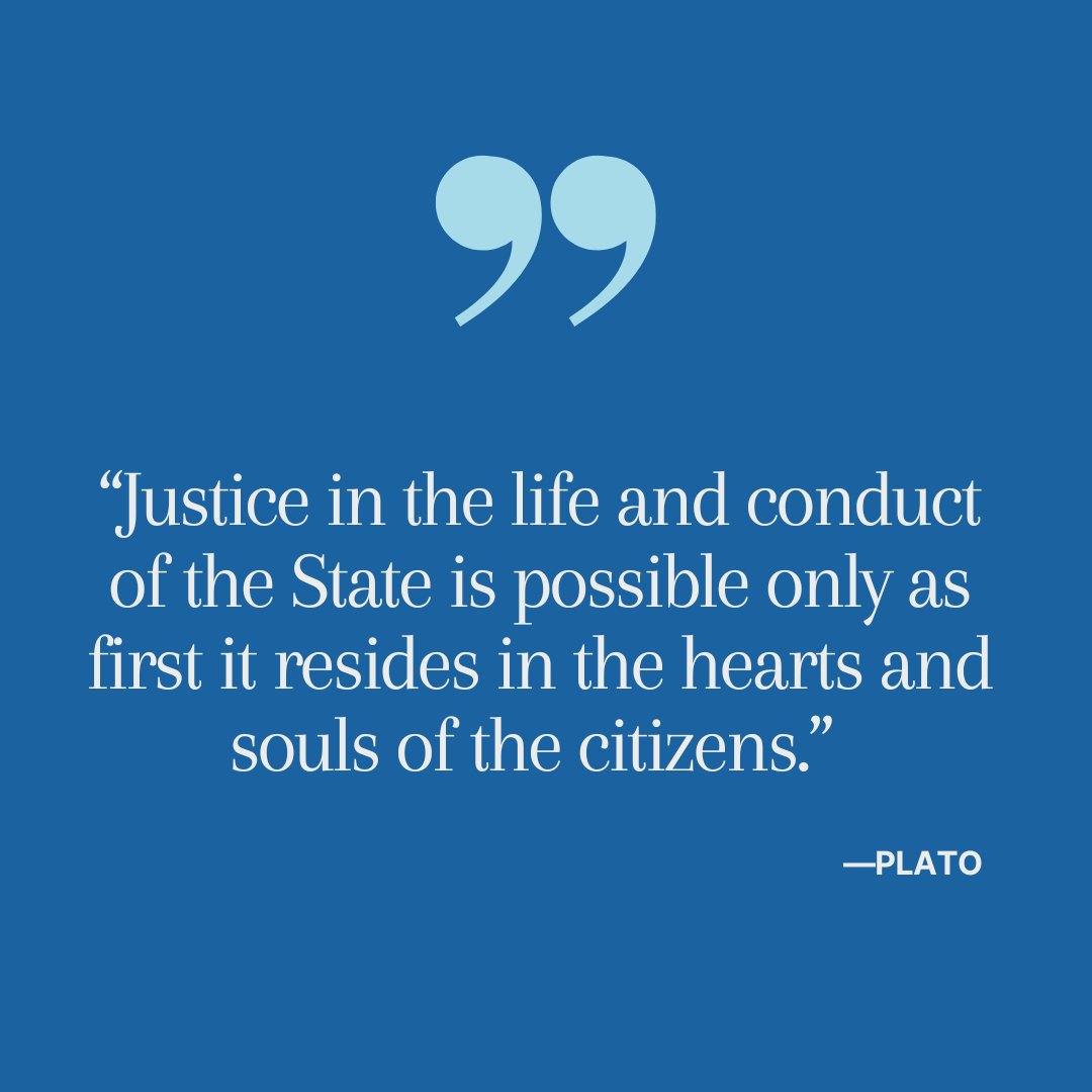 LegalAid941's tweet photo. Wise words for Wednesday. “Justice in the life and conduct of the State is possible only as first it resides in the hearts and souls of the citizens.” —Plato #JusticeMatters https://t.co/WRsadraG3B