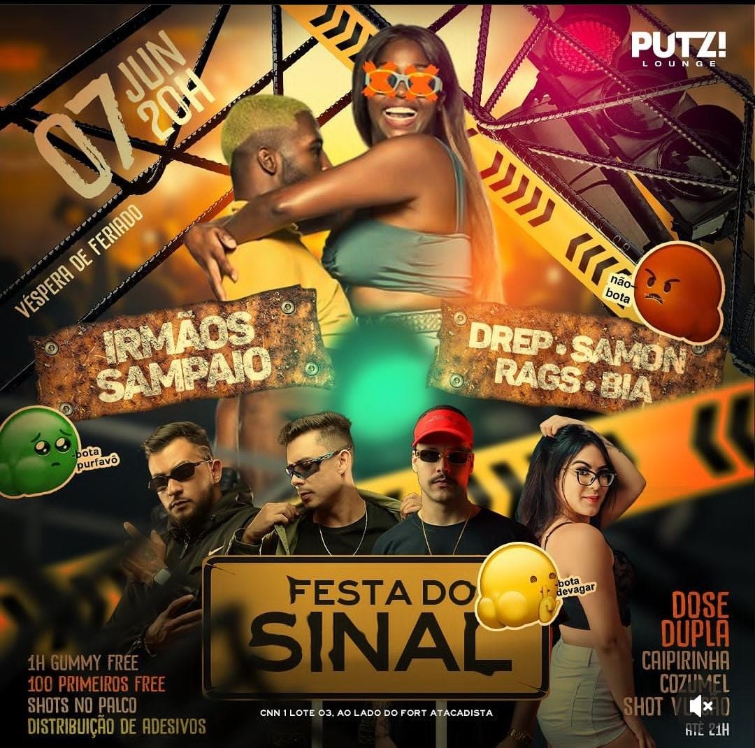 Véspera de feriado é um tesão, né?

HOJE decidimos unir o útil ao agradável: Festa do Sinal + Irmãos Sampaio + Cortesias
 
- Se liga nas informações lá no nosso Instagram pq tá lotado de dose dupla no bar hoje 🔥