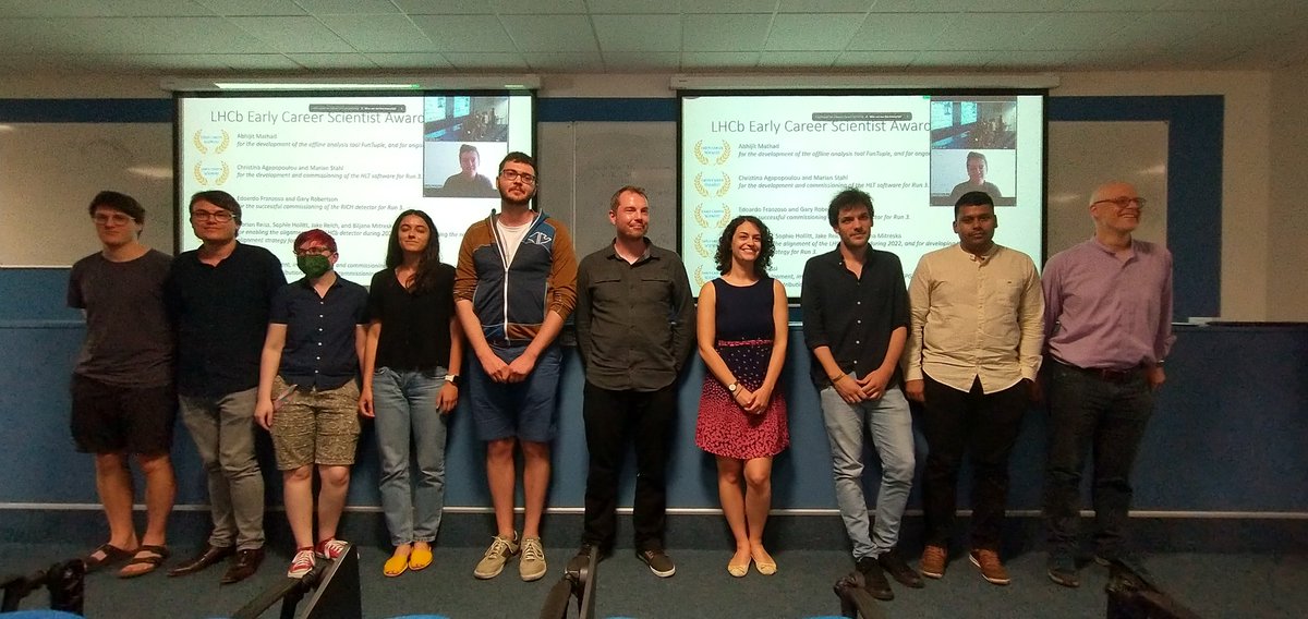 Many congratulations to all the winners of the <a href="/LHCbExperiment/">LHCb Experiment</a>  Early Career Prize Winners, who worked so hard for #LHCb