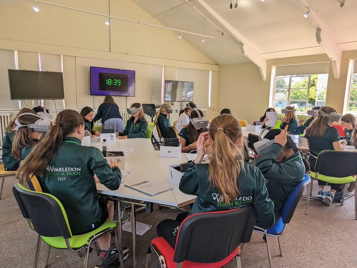 CompSci_WHS's tweet image. Great computing day out for day 3 of @WimbledonHigh activity week with Y7 @tnmoc thanks for having us! See you soon 😊