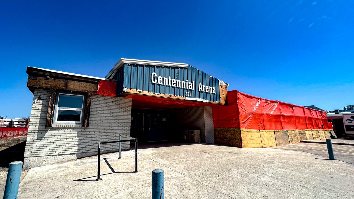 cityofsteinbach's tweet photo. The demolition of the Centennial Arena started this morning, June 7th at 7:00am.
βΆ You can watch the Southeast Event Centre construction site live! Find the link at https://t.co/1PdT6zDe6a!
#SoutheastEventCentre #SteinbachMB #MySteinbach #events https://t.co/OfiQ6yazme