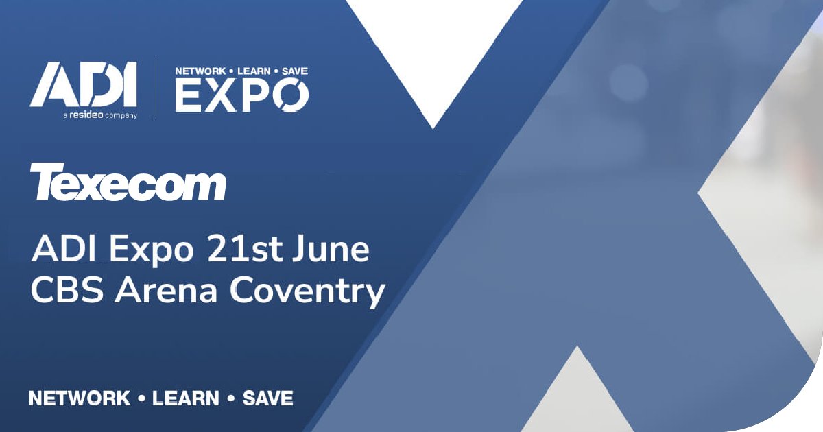 Event alert! Regional Sales Managers Trudy Hill and Tom Sibley will be showcasing the latest in our Digital Services including Texecom Cloud &amp; Texecom Monitor at the <a href="/ADIGlobalDist/">ADI Global Distribution</a> Expo in Coventry on Wednesday 21st June.

Find out more and register here: bit.ly/41J07DB