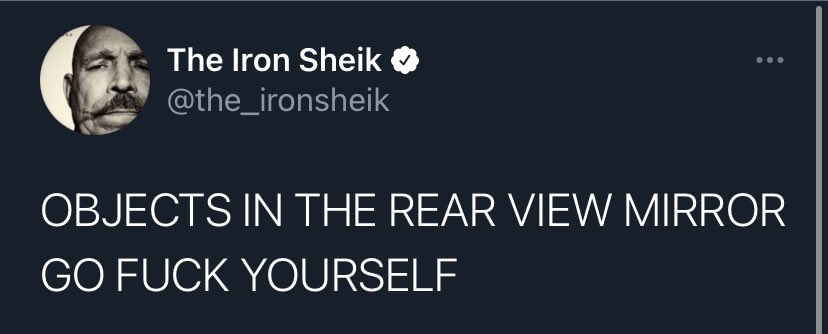 RaptorVerse6's tweet image. In honor of The Iron Shiek, some of my favorite banger tweets of his.