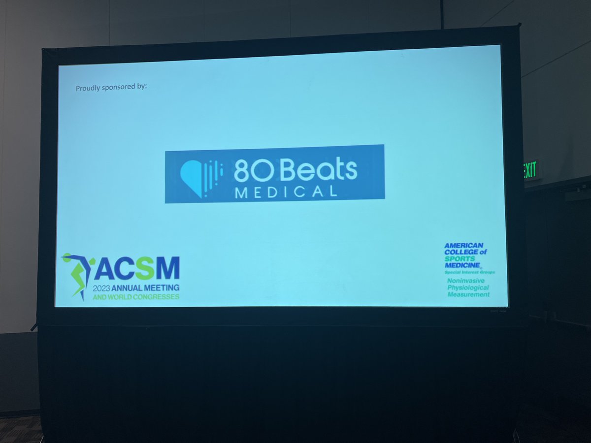 80Beats_Medical's tweet photo. 80 Beats at #ACSMConference in Denver🎉

We had our esteemed colleague Dan Furnas attending the annual ACSM conference in Denver last week. 

He had an amaizing time and said it was an honor to meet so many brilliant minds and professionals in the field.

#Networking #Innovation https://t.co/BdsM1wOPqz