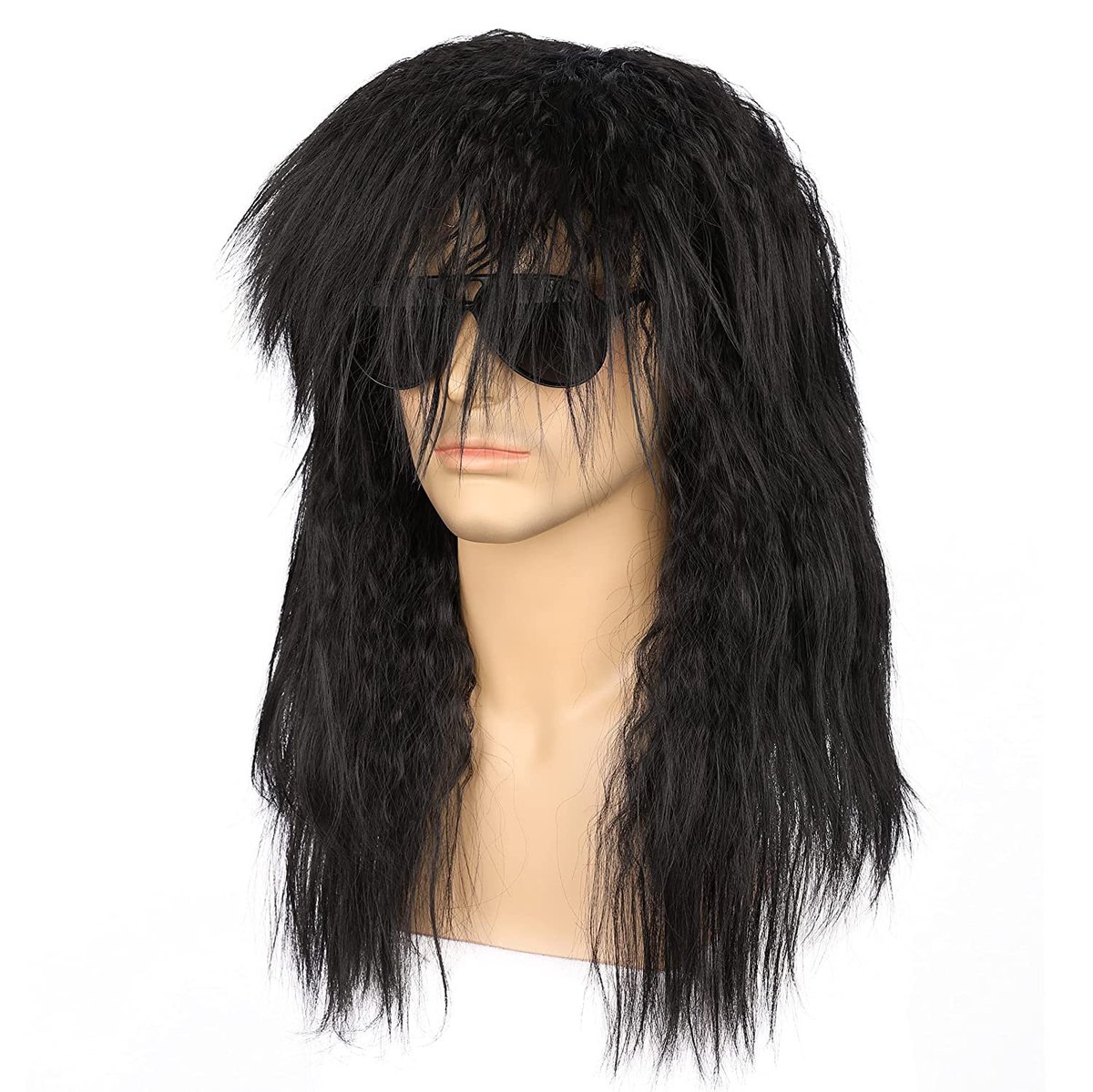 Excited to share the latest addition to my #etsy shop: Men's Long Curly Synthetic Wavy Hair 80s Punk Rock Wig Cosplay Wigs (Black) etsy.me/42mQiLi #black #wigs #synthetichair #curly #adultsize #cosplaywigs #shortcurlywig #judgewig #colonialjudgewig