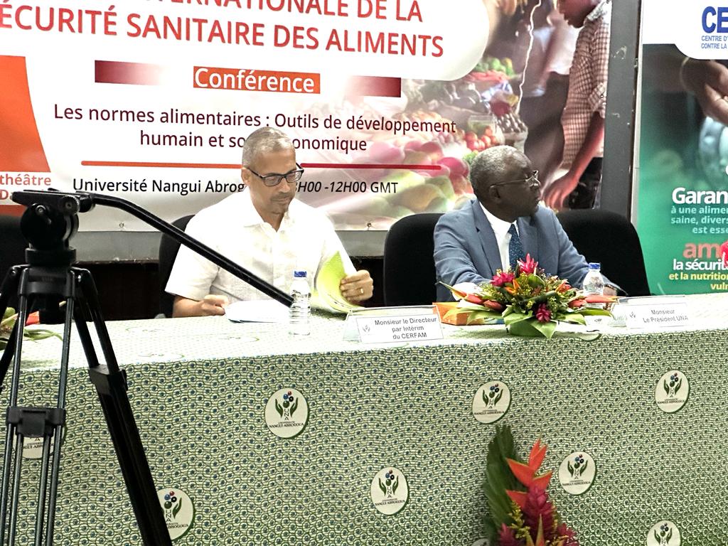 "Les normes alimentaires : Outils de développement humain et socio-économique" tel est le thème de la Conférence organisée hier par l'UNA et le CERFAM pour faire connaitre les normes et règlementations internationales en matière de Sécurité alimentaire.