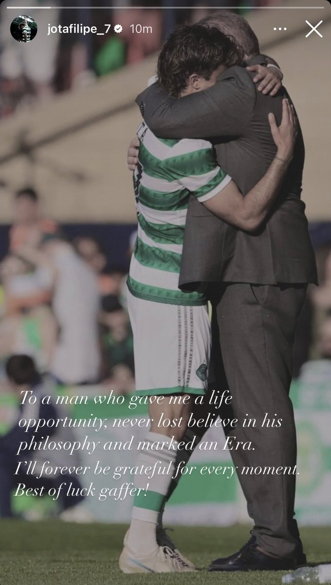 Jota on Insta, greeting 😭💔