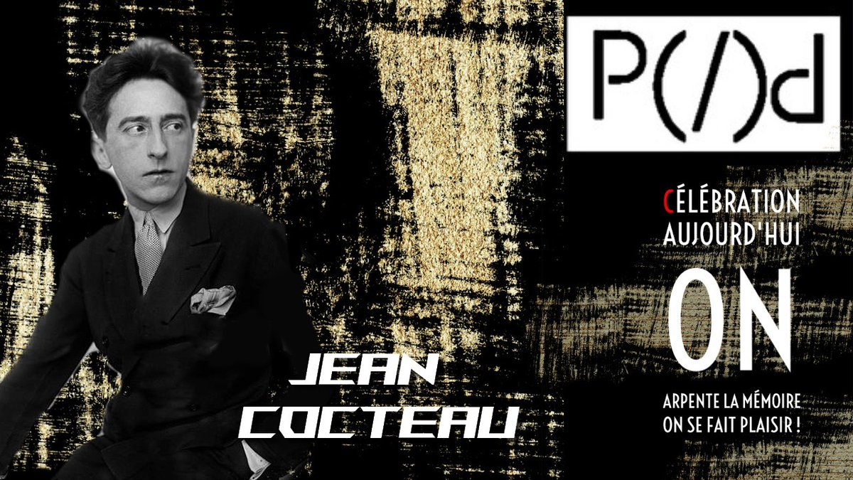 Célébrons aujourd'hui #JeanCocteau (son 135e anniversaire) Une plume mémorable ! #théâtre #scène #art #culture #littérature #culturegenerale #lire #lecture #écriture