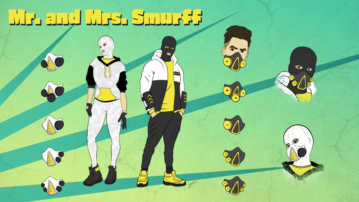Smurff on Twitter "Mr. & Mrs. Smurff! The Bonnie & Clyde of Fortnite