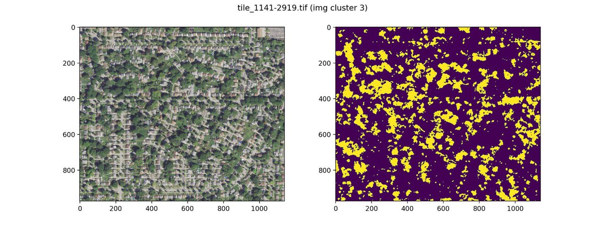 Some cool initial results of a small piece of my next paper. When you’re adding better urban trees into regional climate models, you gotta know how much tree there is! These results are NOT from the validation set. It’s full results from the classification!!! 🌳🌳🏡