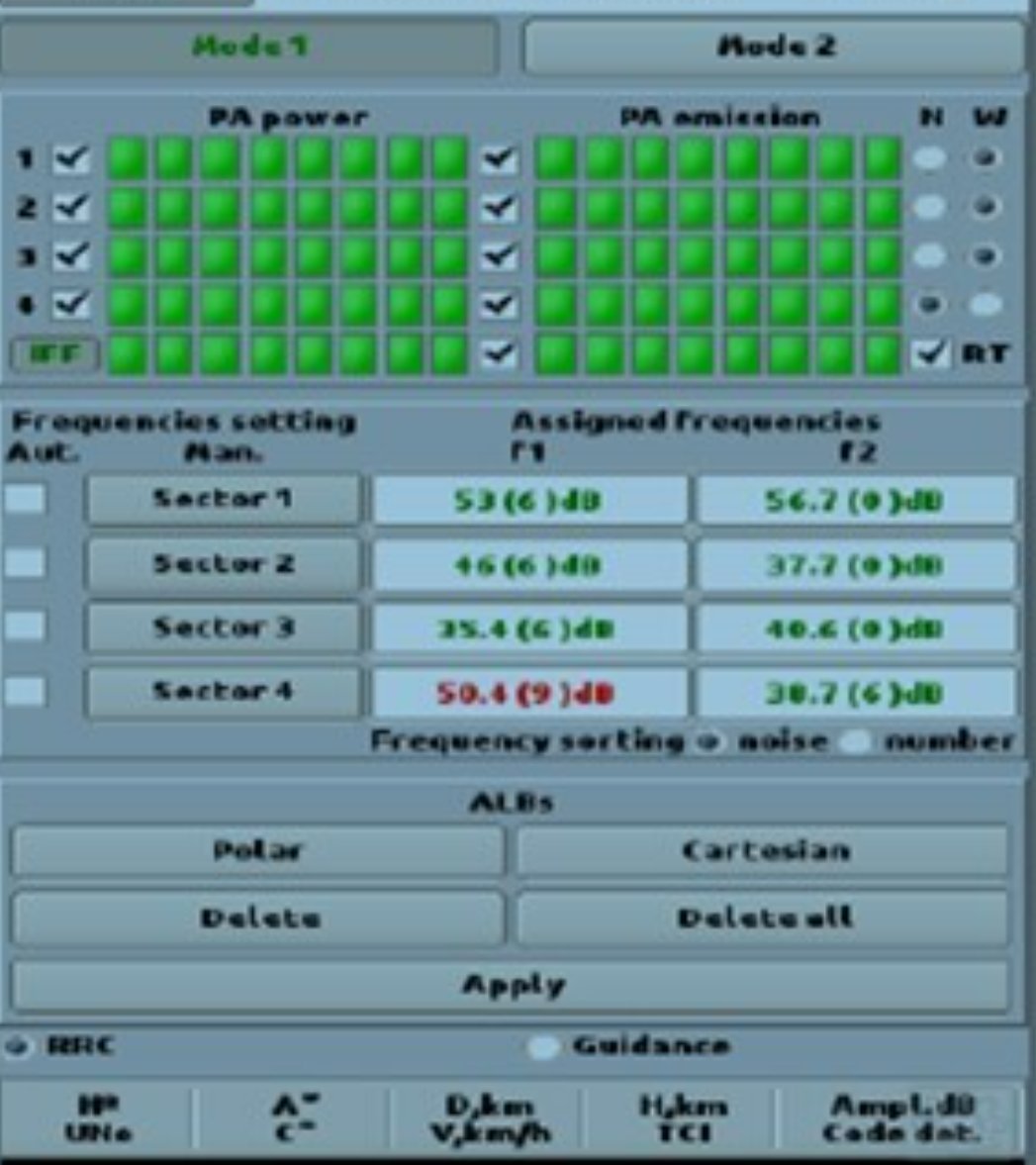 Fascinating read on the Russian Resonance-N VHF low band (35-70MHz) radar. This screenshot gives us some detail about the frequencies the radar can operate on. I think the dB number next to the frequency is noise level, unsure of the reference. You can also see PA power /…