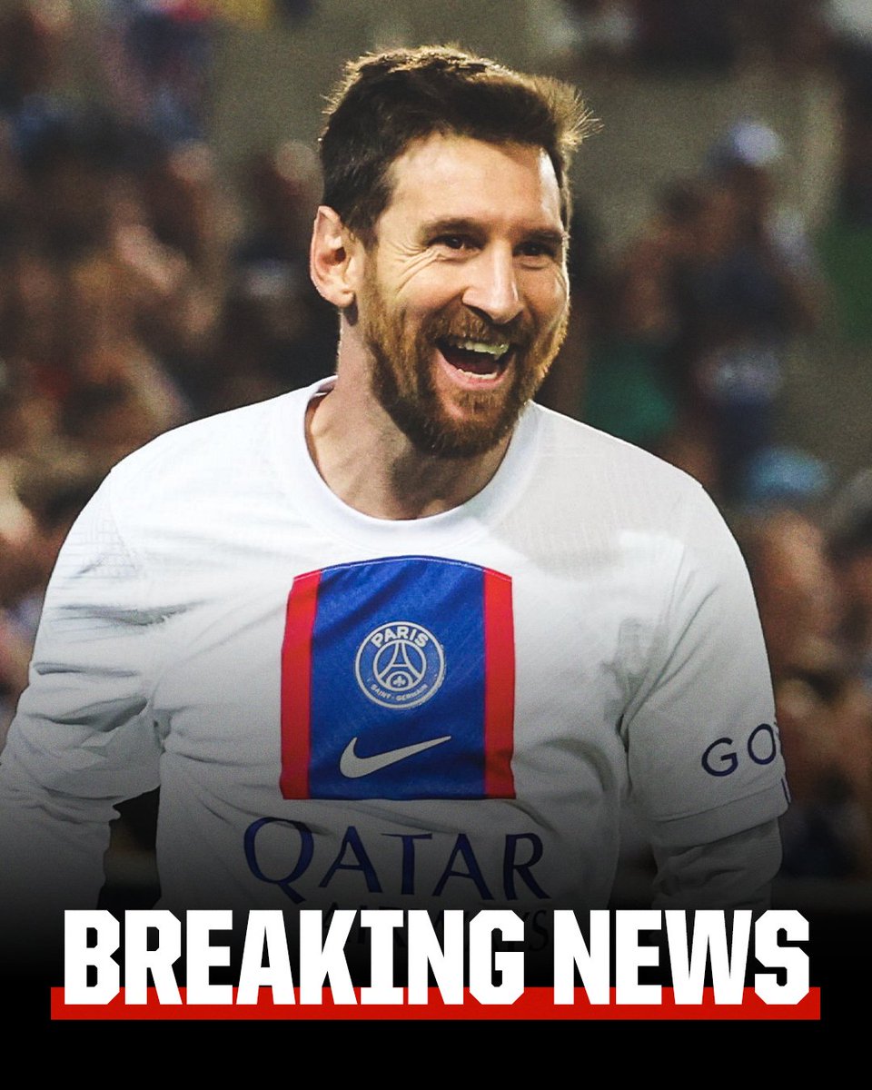 PA West Soccer on Twitter: "RT @espn: Breaking: Lionel Messi will join