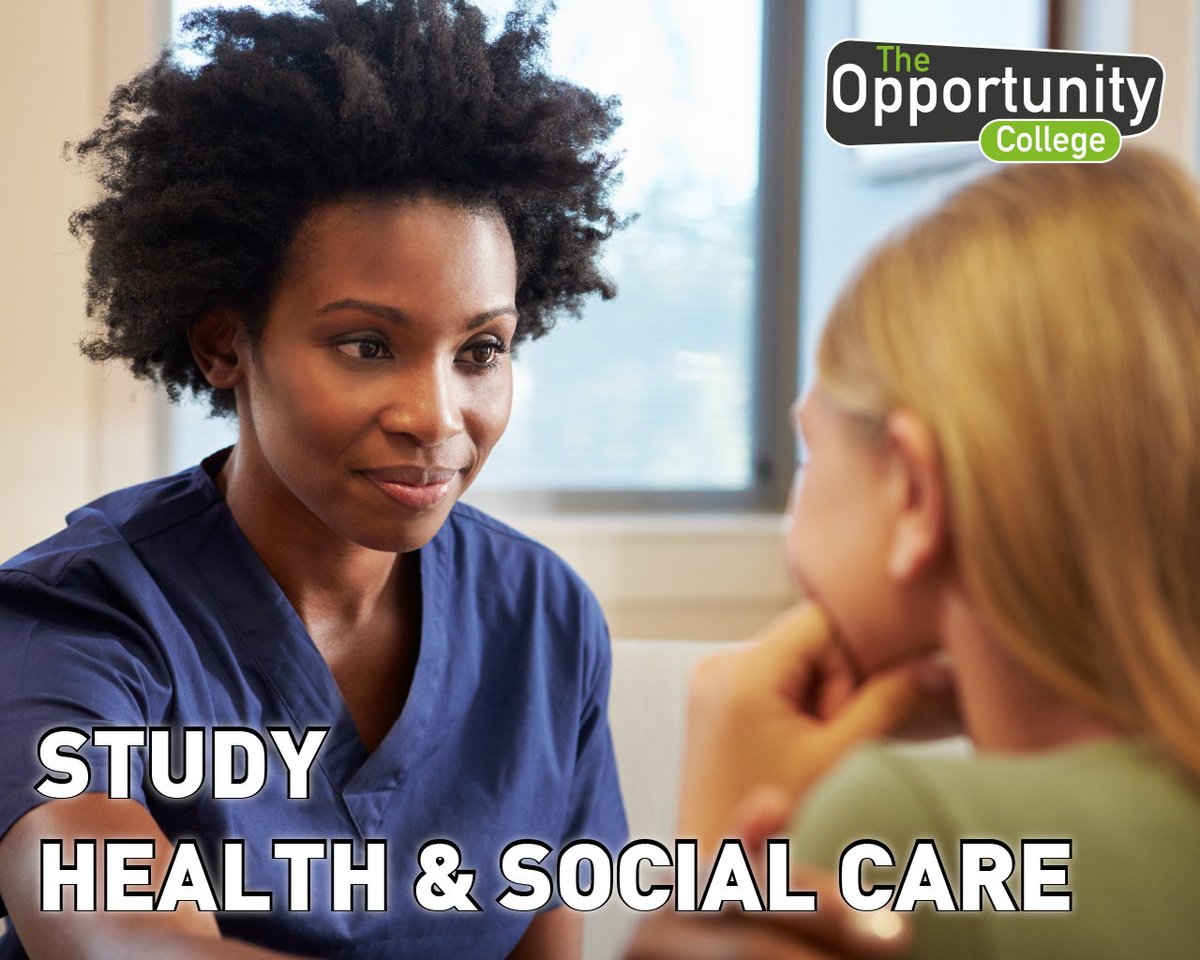 TheOppCentre's tweet photo. Study Health &amp; Social Care with us and benefit from:

💼 Work experience
ℹ️ Ongoing careers guidance as you study
🚌 A bursary to help with travel

We're taking applications for September starts, so why not apply today?
https://t.co/bI3xX8haNO

#GCSE #College #SixthForm # Post16 https://t.co/mkAAV4G8eE