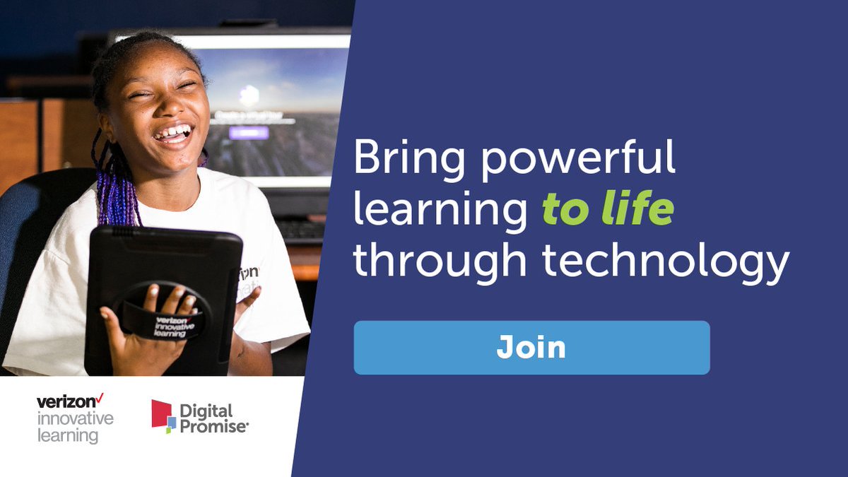 #VerizonInnovativeLearning Schools is now accepting applications for our 11th cohort of schools! Learn more and apply now: verizon.digitalpromise.org/join-verizon-i… #dpvils