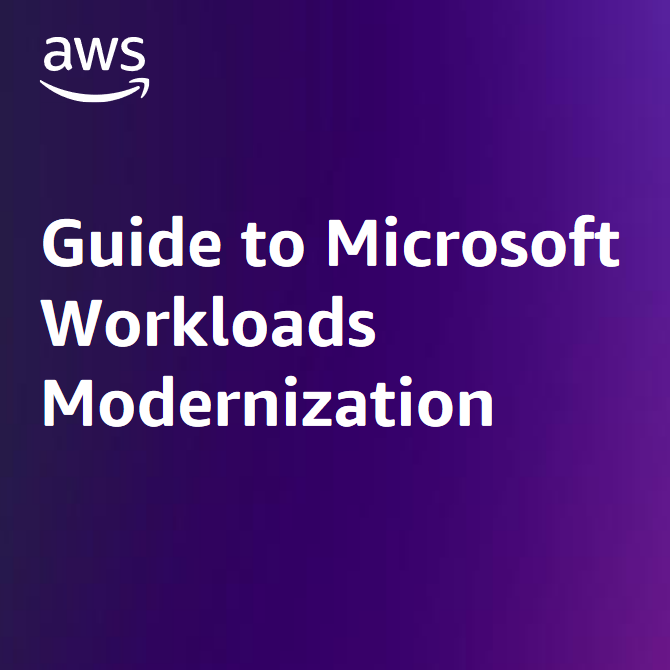 Looking for guidance on modernization approaches for your .NET and Microsoft workloads? Get the free Guide to Microsoft Workloads Modernization at the link below.
#dotnet #AWS

go.aws/3oRCZVr