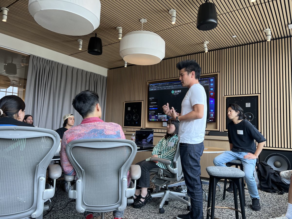 discover_surf's tweet photo. It was an incredible honor to celebrate #AAPIHM with Mono Stereo Groove in partnership with APIECE (@warnermusic Group's ERG) and @lionsshareworld for their second annual AAPI songwriting camp, focused on elevating and uplifting AAPI talent and voices in the music industry. https://t.co/MRzrT49gFV