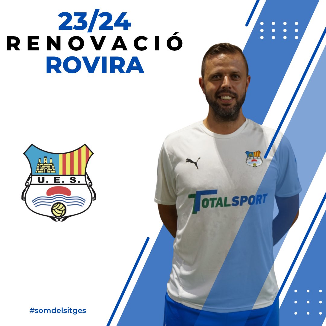 El @GerardRoviraLop també dona el si i seguirà un any més amb nosaltres 🤝🏼

La defensa queda sota les seves ordres.
Seguirem disfrutant del teu futbol! 🤍💙

#somdelsitges