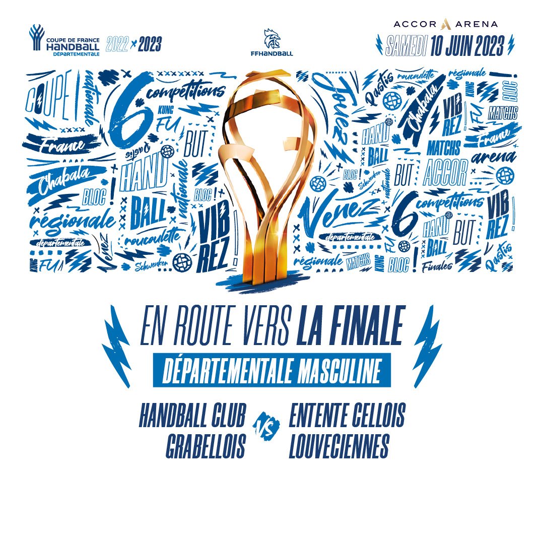⏰ J-3️⃣ avant les finales de la Coupe de France ! 🇫🇷🏆
Qui va remporter les finales départementales ?  🤔

10h00 : HBC LA FARE (13) / PARIS XO HANDBALL (75)
 
12h00 : HANDBALL CLUB GRABELLOIS (34) / ENTENTE CELLOIS LOUVECIENNES (78) 

📺 En direct sur handballtv.fr
