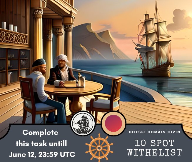 Ahoy, me mateys! 🏴‍☠️ 🦜

Our mates at DotSei Domains be givin' away 10 spots on their coveted whitelist. Here's how ye can claim yer chance at the bounty 👇

1. Follow @dotseidomains

2. Retweet this message to yer crew and tag #SparrowswapAhoy