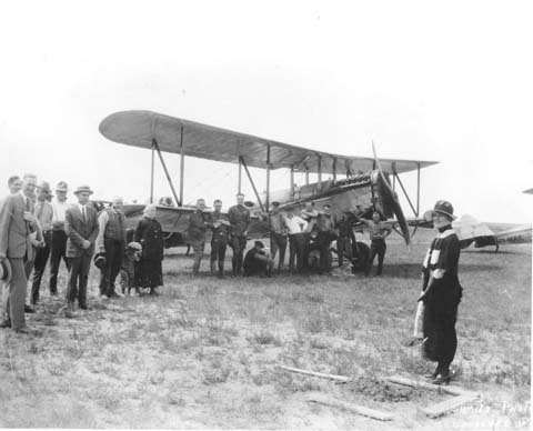 ArtizenP's tweet photo. Why WYO: We are the first state with a female governor. Nellie Tayloe Ross served as the 14th governor of Wyoming from 25' to 27'. Here, Ross is breaking ground for the Cheyenne Air Mail Hangers, July 25'. Photo Cred: Shimitz, Joseph, @Wyoming State Archives 
#WhyWyo #WyoHistory https://t.co/3nVZfIbo3c