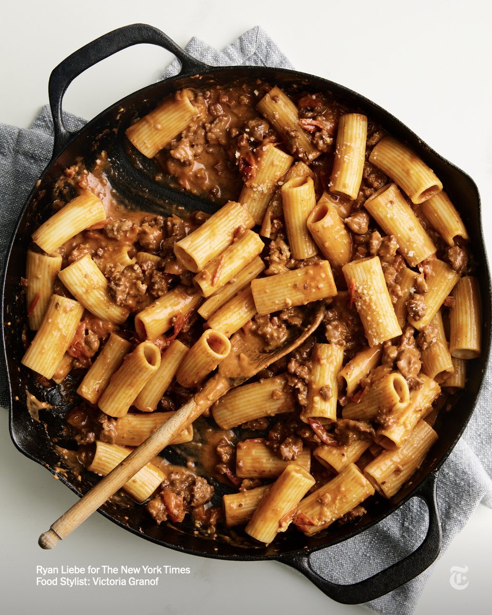 The New York Times on Twitter "Rigatoni alla zozzona combines the